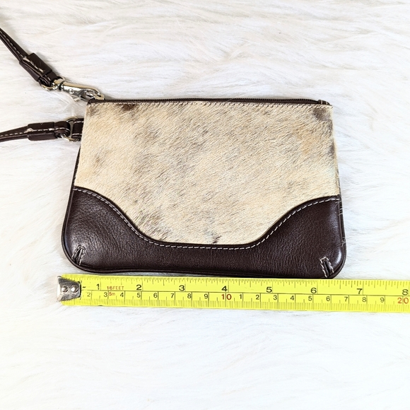 lli New York Hair On Hide Western Wristlet Boho Chic - Picture 4 of 7